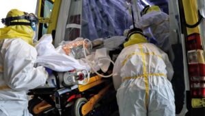 coronavirus ambulancia sanitarios