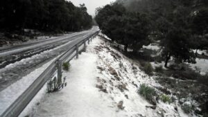 Nieve en el Puig Major