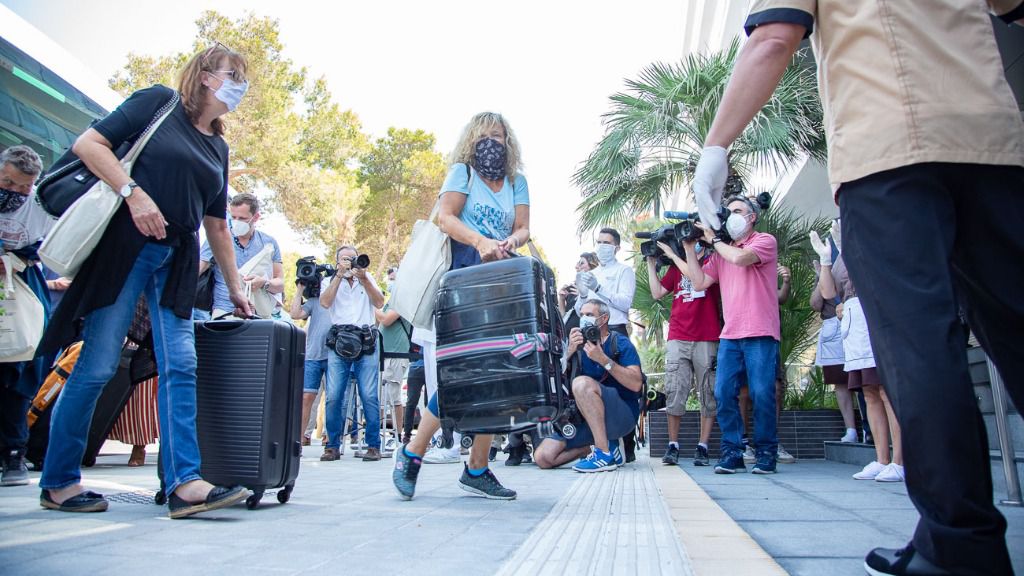 Primeros turistas en Mallorca tras el coronavirus