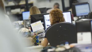 oficina trabajadores funcionarios