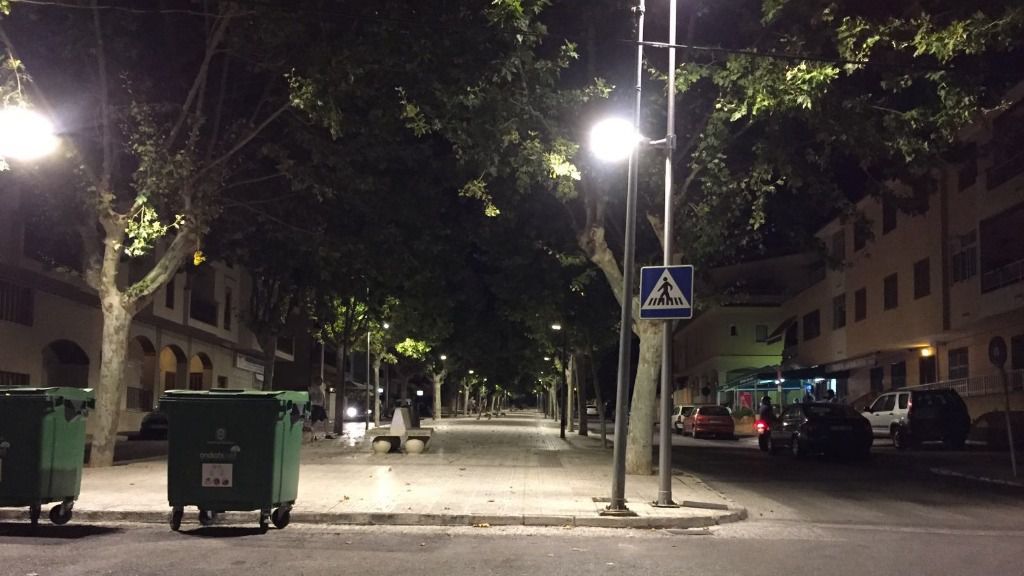 iluminación farola calle