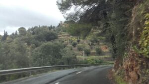 carretera temporal lluvia