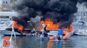 incendio yate can picafort