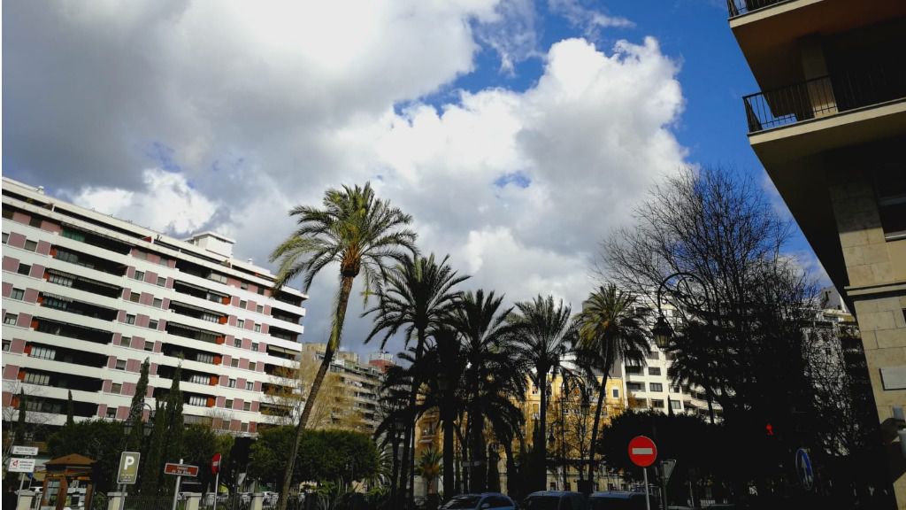 nubes nuboso Palma