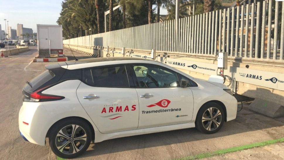 trasmediterranea coche electrico