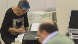 trabajadores oficina