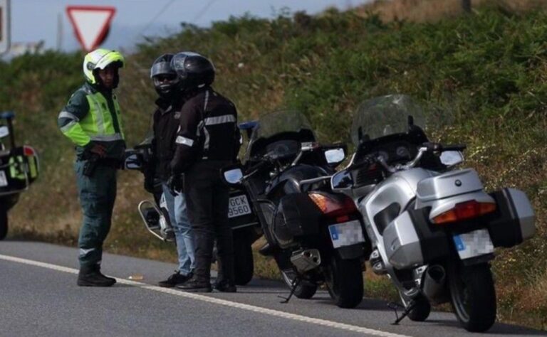 guardia civil motos multas