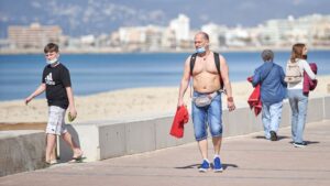 playa de palma turistas