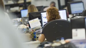 oficina trabajadores funcionarios