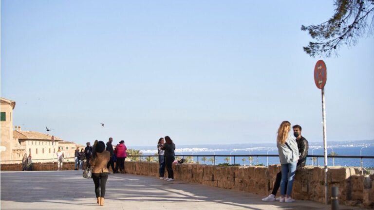 Turistas en Palma
