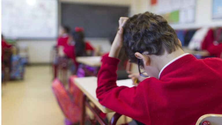 colegio ni&ntilde;o estudiante clase