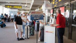 turistas britanicos aeropuerto coronavirus