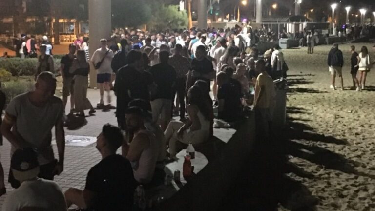 botellon playa de palma toque de queda