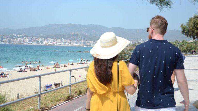 Playa verano turistas