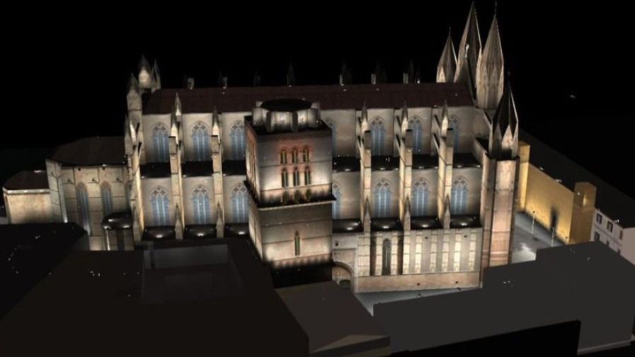 catedral palma seo iluminación