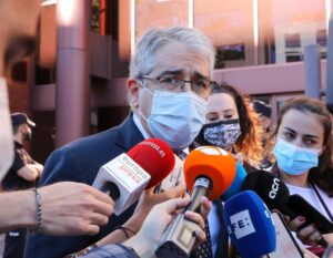 El coordinador de defensa de los exconsejeros del PDeCAT y exconsejero de Presidencia, Francesc Homs