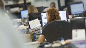 oficina trabajadores funcionarios