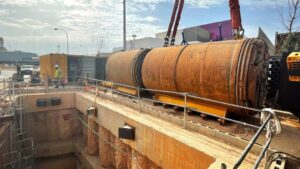 excavacion obras colector interceptor