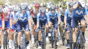 Enric Mas y el Movistar Team