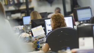 oficina trabajadores funcionarios