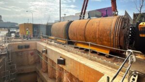 excavacion obras colector interceptor