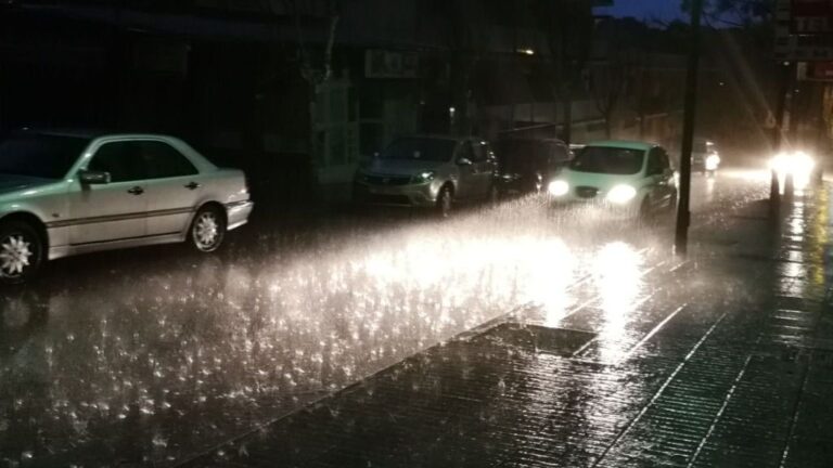 lluvia coche