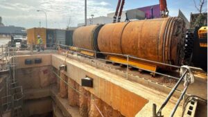 excavacion obras colector interceptor