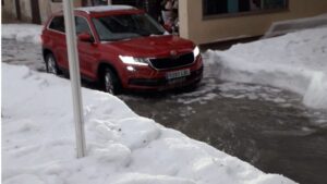 Granizada en Cala Rajada