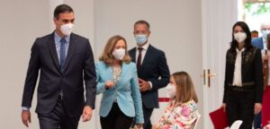 pedro sanchez nadia calvi&ntilde;o