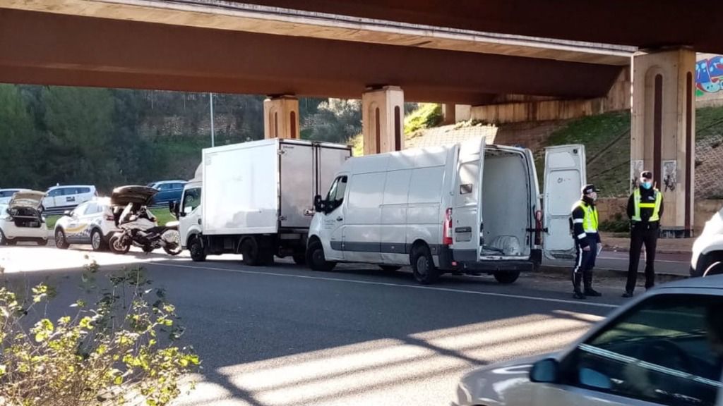 accidente trafico policia local