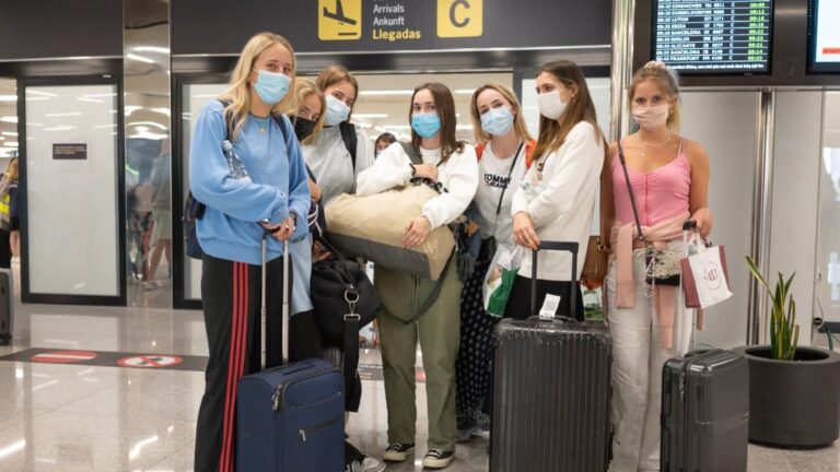 turistas británicos aeropuerto