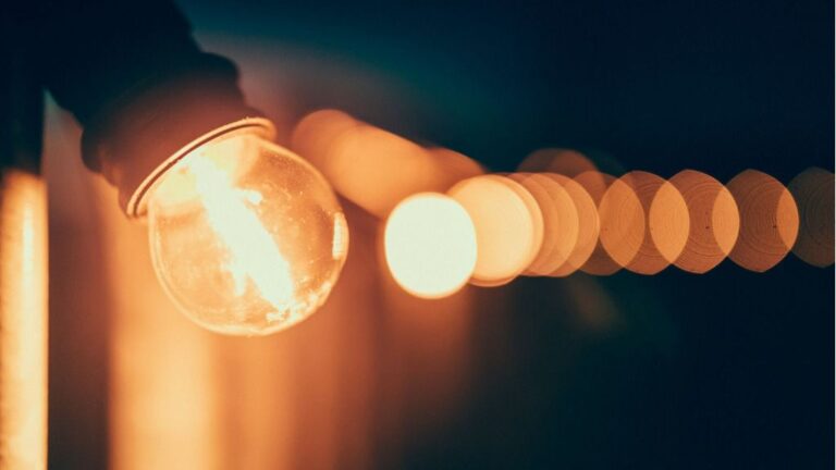 bombillas, luz, energía eléctrica
