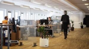 oficina trabajadores empleados