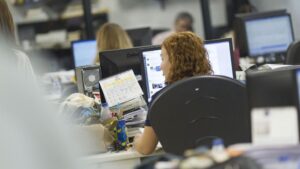 oficina trabajadores funcionarios