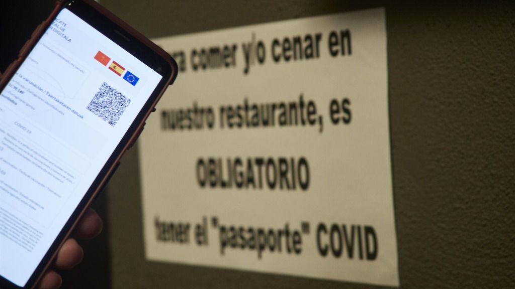 coronavirus certificado pasaporte