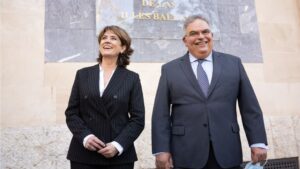 La Fiscal General del Estado, Dolores Delegado, y el Fiscal Superior de Baleares, Bartolom&eacute; Barcel&oacute;