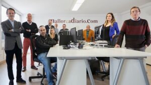 Los plantilla de periodistas de mallorcadiario.com