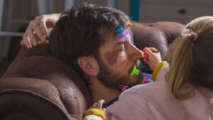 padre con ni&ntilde;os