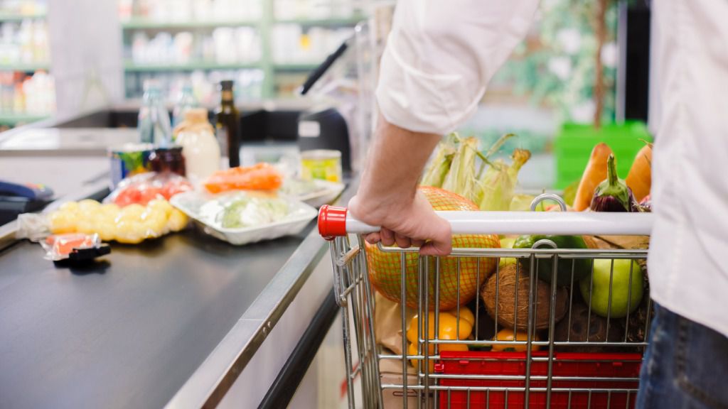 cesta de la compra supermercado