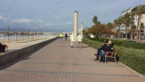 viento paseo platja palma
