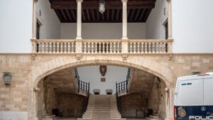 Patio del Tribunal Superior de Justicia de Mallorca