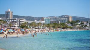 Magaluf - turismo - playas - agua - mar - altas temperaturas - calor