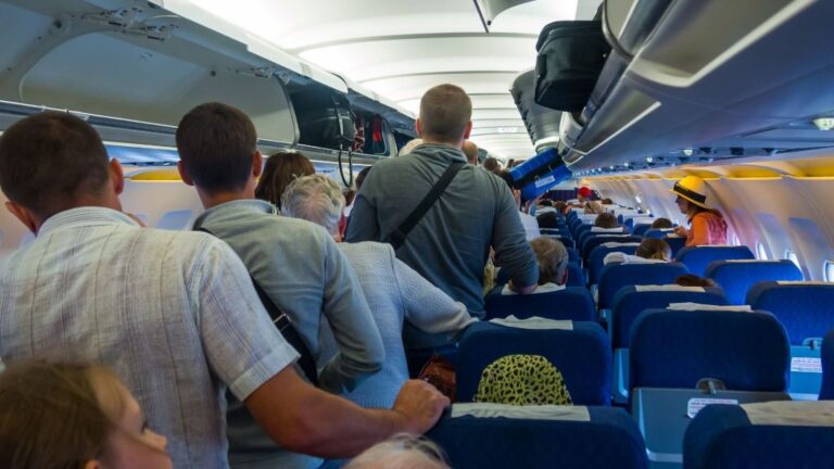 avión interior