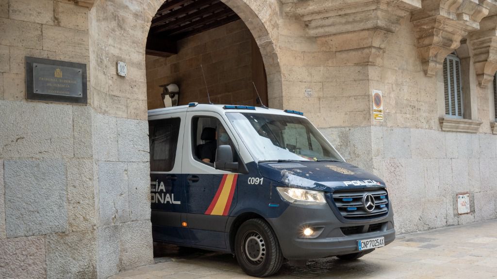 TSJ Furgoneta Policía Nacional