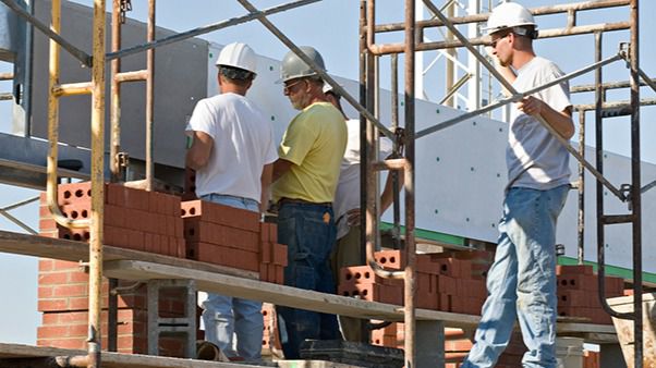 trabajadores construcción