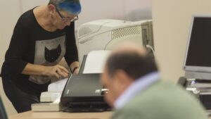 trabajadores oficina