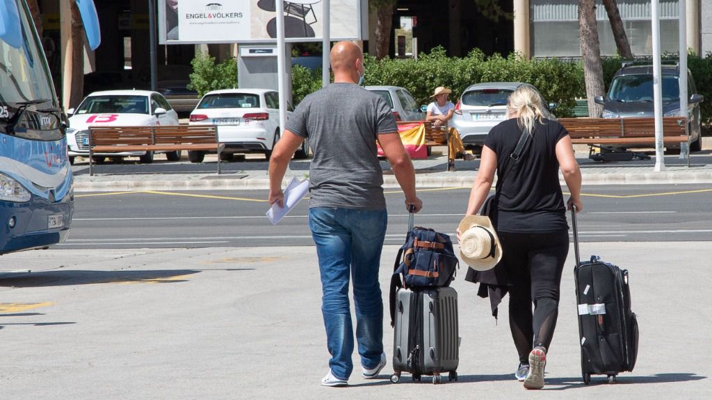 Primeros turistas en Mallorca tras el coronavirus