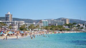 Magaluf - turismo - playas - agua - mar - altas temperaturas - calor