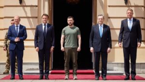 zelenski macron Draghi Scholz