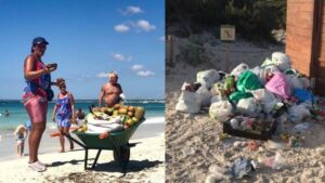basura venta ambulante playas